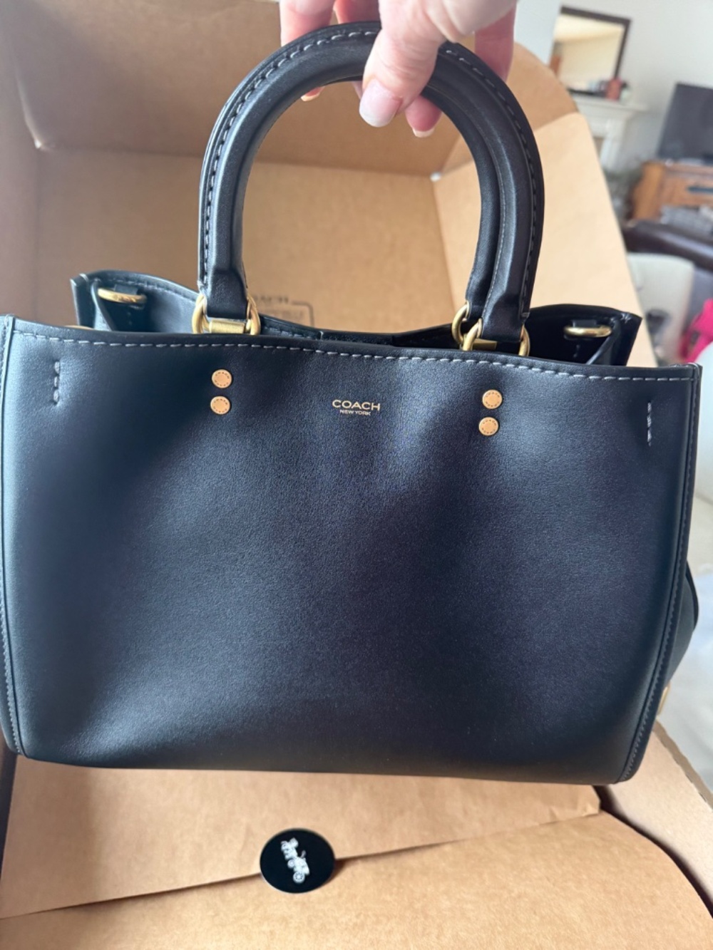 Coach Rogue Bag 31 - Black - Picture 14 of 17